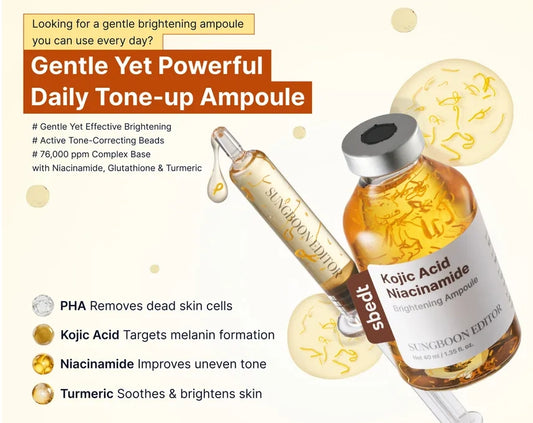 SUNGBOON EDITOR - Kojic Acid Niacinamide Brightening Ampoule 40ml