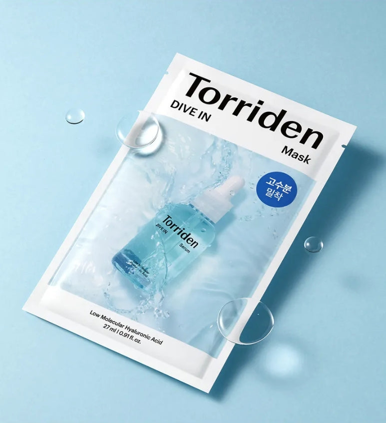 Torriden - DIVE-IN Low Molecule Hyaluronic Acid Mask 27ml