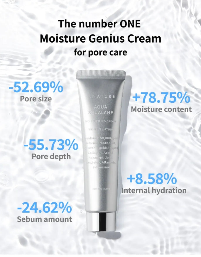 S.NATURE - Aqua Squalane Moisturizing Cream