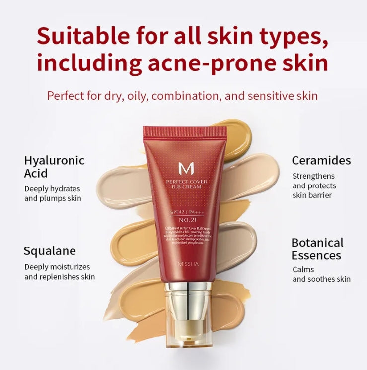 MISSHA - M Perfect Cover BB Cream SPF42 PA+++ 50ml
