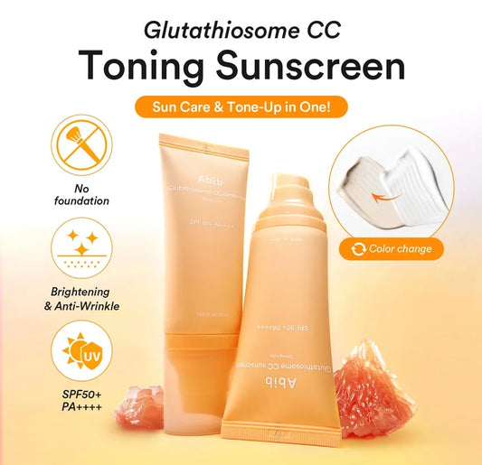 Abib - Glutathiosome CC Sunscreen Toning Tube 50ml