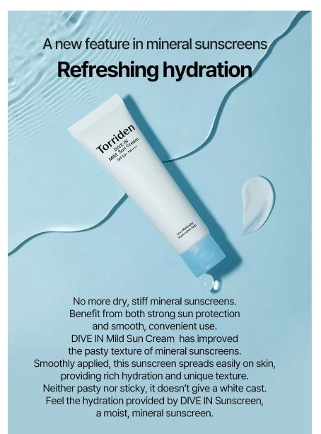 Torriden - DIVE-IN Mild Suncream 60ml