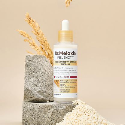 Dr.Melaxin - Peel Shot Exfoliating White Rice Ampoule 80ml