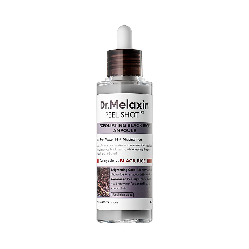 Dr.Melaxin - Peel Shot Exfoliating Black Rice Ampoule 80ml