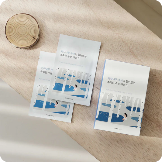 ROUND LAB - Birch Juice Moisturizing Mask Bundle Set 25ml (10ea)