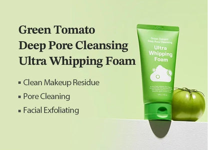 SUNGBOON EDITOR - Green Tomato Deep Pore Cleansing Ultra Whipping Foam 120ml