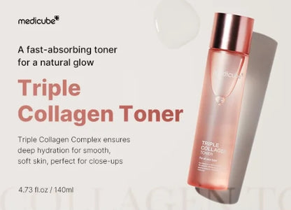 medicube - Triple Collagen Toner 140ml