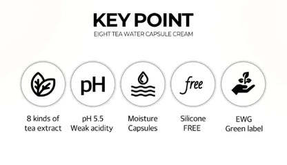 BOM - Eight Tea Water Capsule Cream 50g