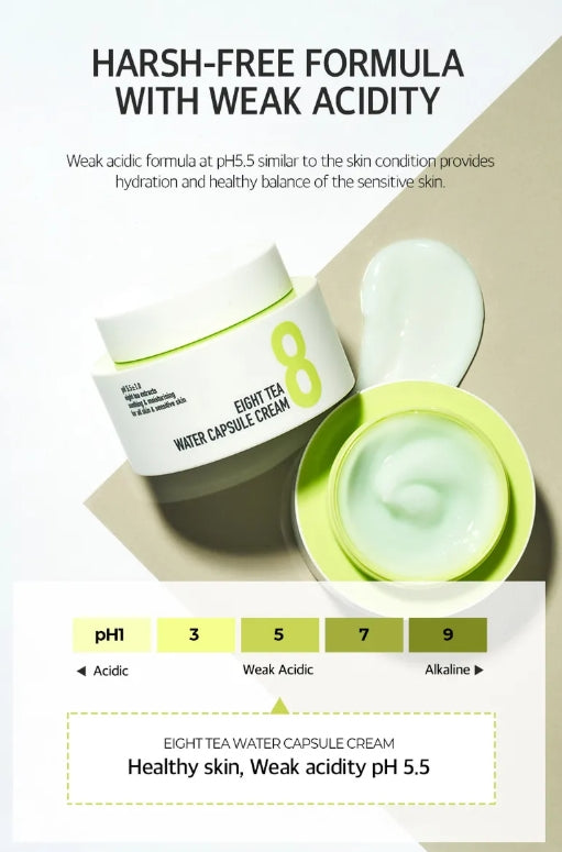 BOM - Eight Tea Water Capsule Cream 50g