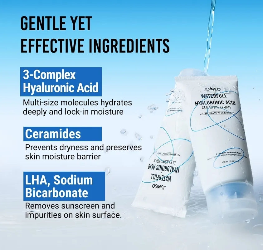 JUMISO - Waterfull Hyaluronic Acid Cleansing Foam 150ml