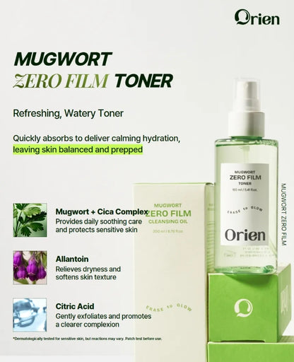 Orien - Mugwort Zero Film Toner 160ml