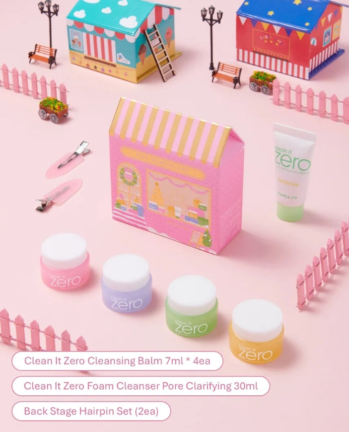 BANILA CO - Clean It Zero Pink Wonderland Cleansing Mini Set 2nd ver. 7pcs