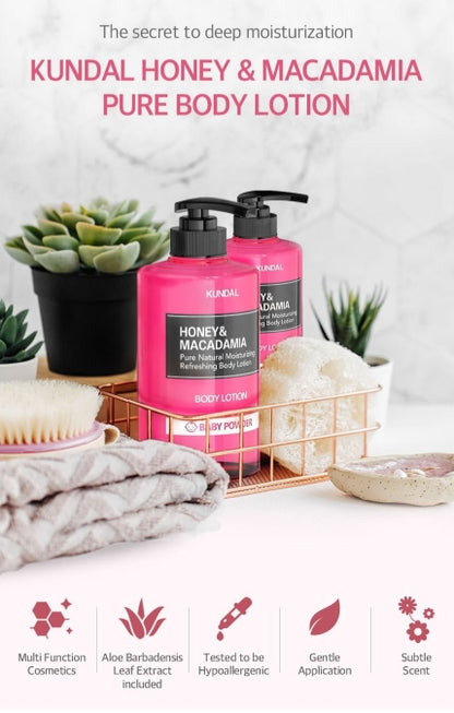 KUNDAL - Honey & Macadamia Pure Body Lotion 500ml