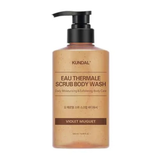 KUNDAL - Eau Thermale Scrub Body Wash - Violet Muguet 500ml