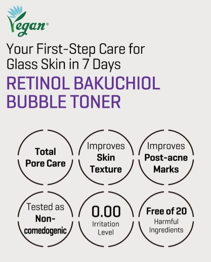 SOME BY MI - Retinol Bakuchiol Bubble Toner 100ml