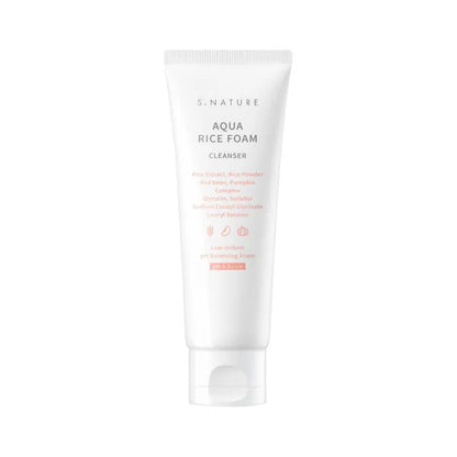 S.NATURE - Aqua Rice Foam Cleanser 160ml