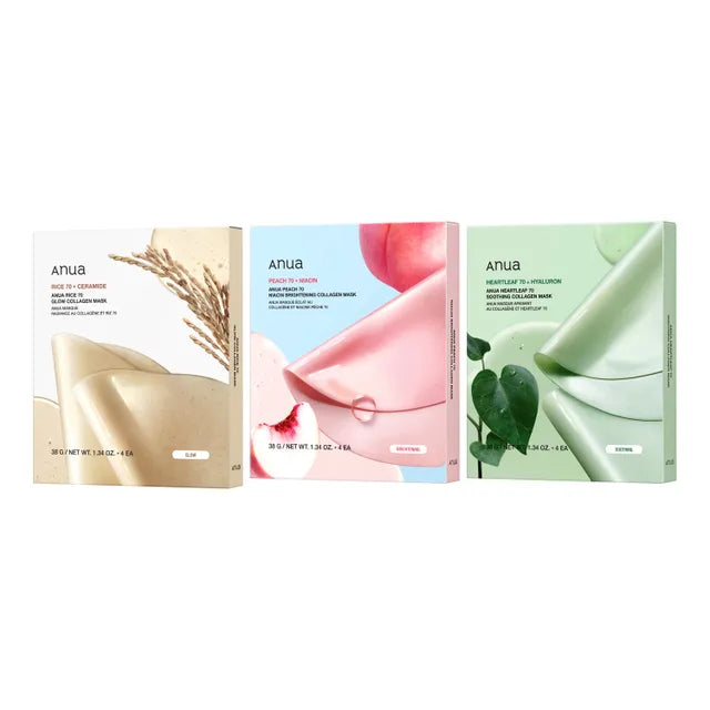 Anua - Collagen Mask Set - 3 Varianti (1pz x 38g)