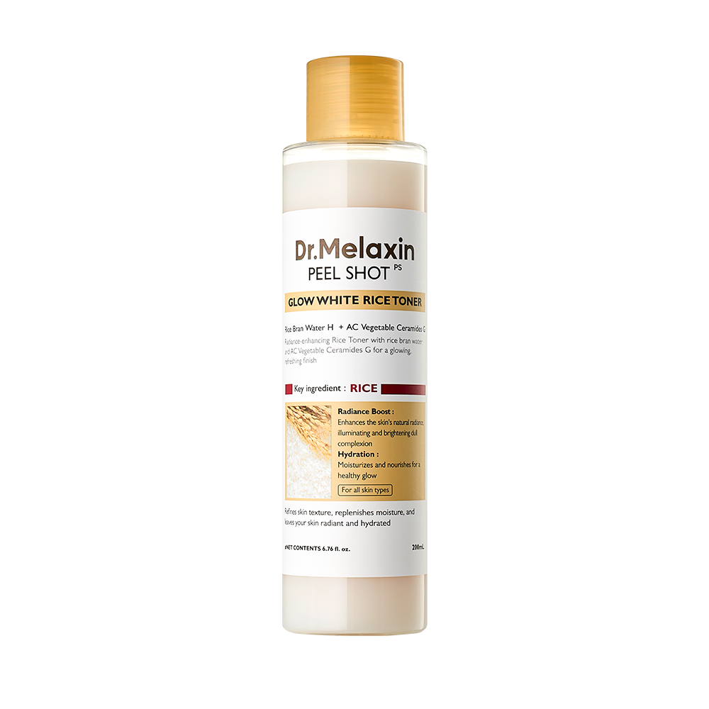 Dr.Melaxin - Peel Shot Glow White Rice Toner 200ml