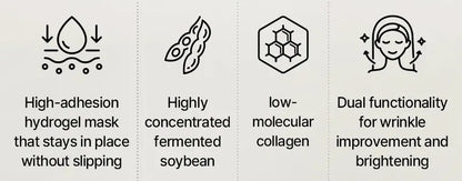mixsoon - Bean Collagen Hydrogel Mask 35g