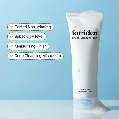 Torriden - DIVE-IN Low Molecular Hyaluronic Acid Cleansing Foam 150ml