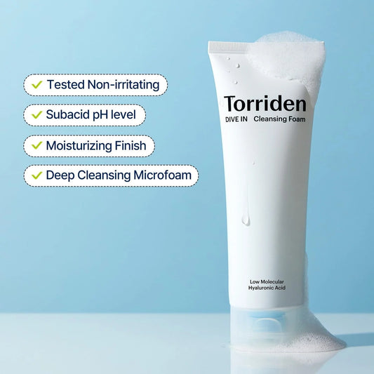 Torriden - DIVE-IN Low Molecular Hyaluronic Acid Cleansing Foam 150ml