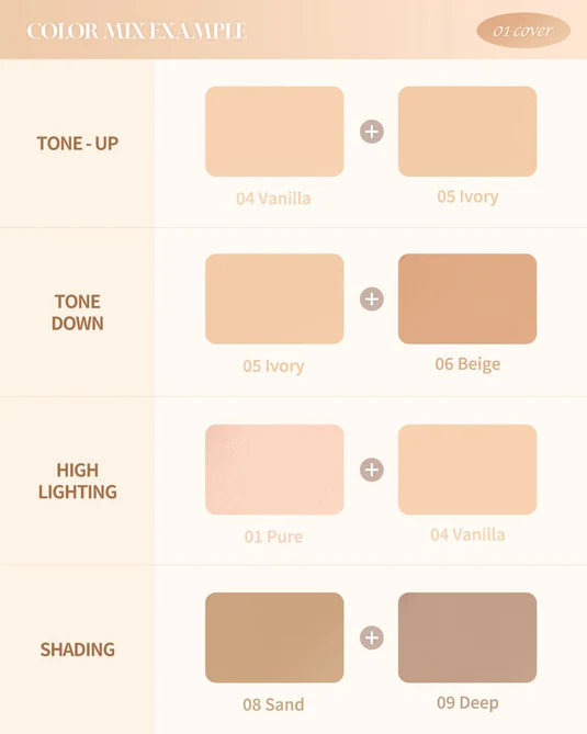 dasique - Pro Concealer Palette - #01 Cover